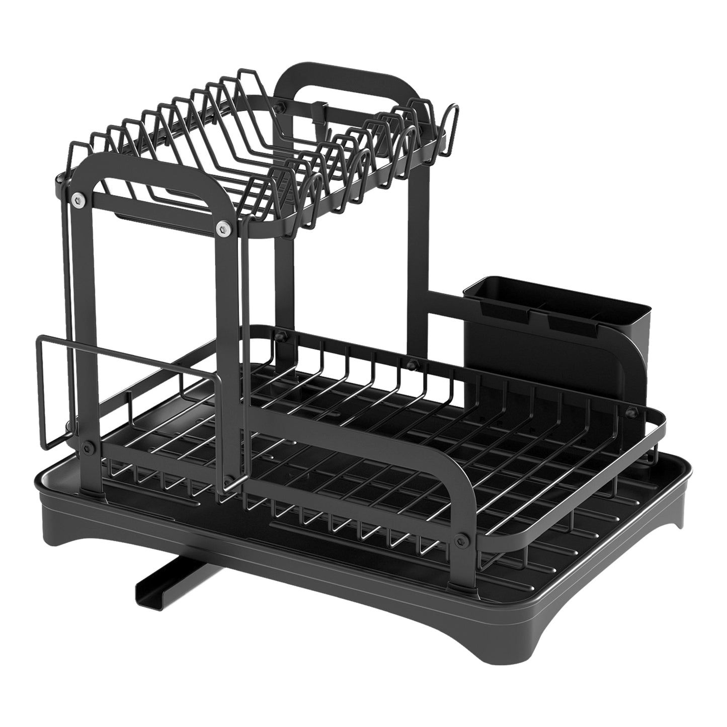 2-Tier Dish Drying Rack For Kitchen Counter