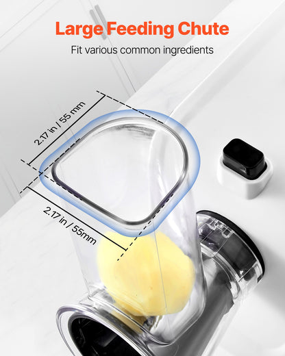Electric Vegetable Slicer Shredder Chopper For Fruits With 5 Attachments