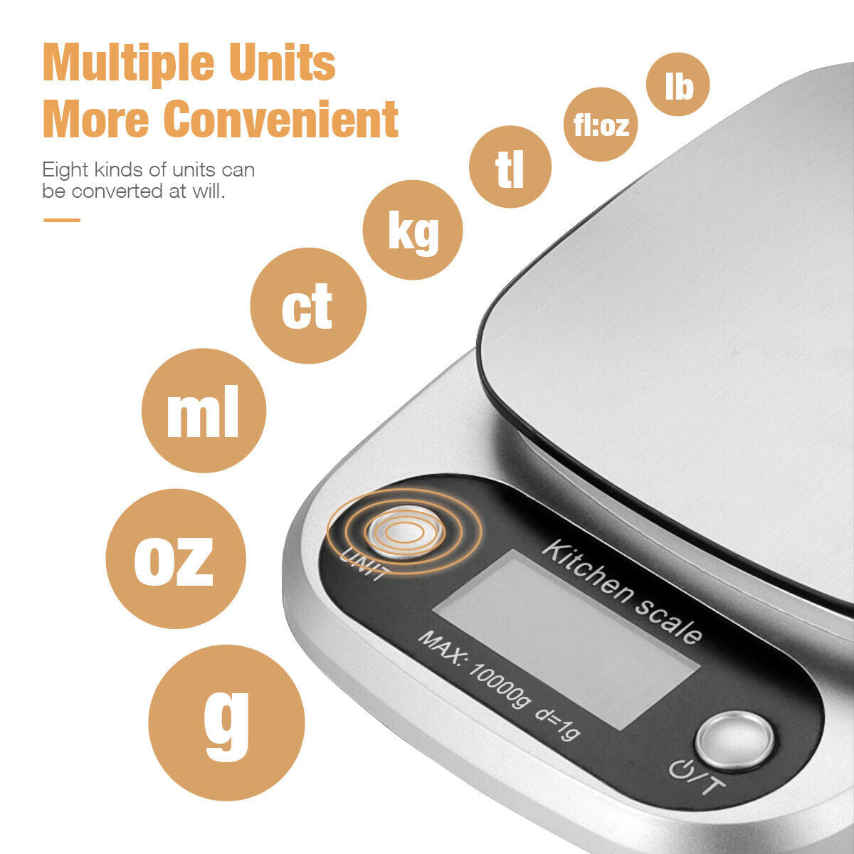 Digital Kitchen Food Diet Scale, Multifunction Weight Balance