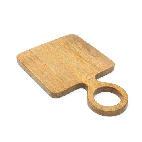 Durable handmade wooden cutting board for kitchen prep and serving