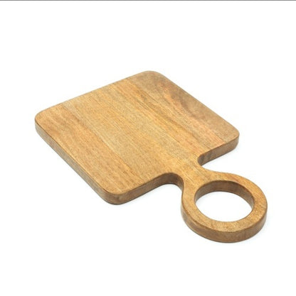 Durable handmade wooden cutting board for kitchen prep and serving