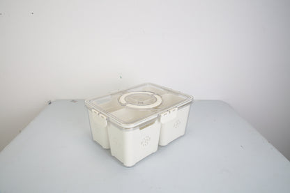 Airtight Fruit Storage Containers 4 Compartment Food Storage Containers