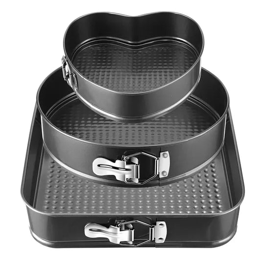 Leakproof bakeware pans for cakes, cheesecakes, and desserts