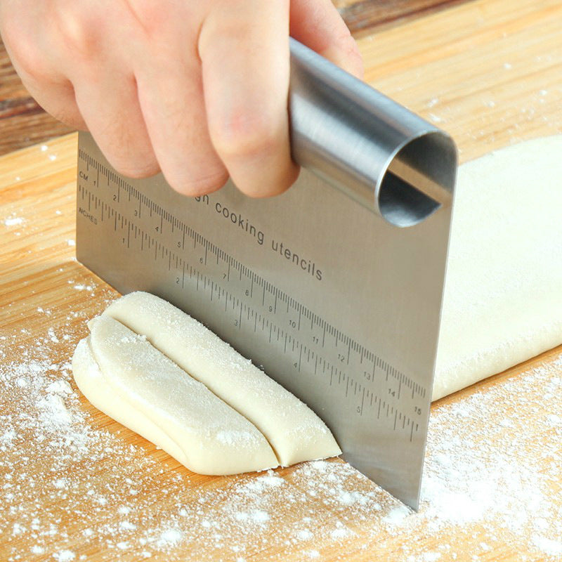 Stainless steel pastry spatula