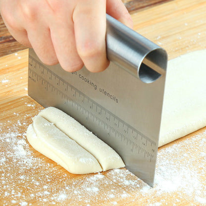Stainless steel pastry spatula