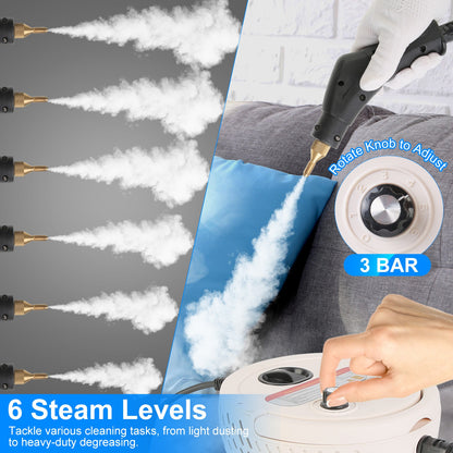 1-Pc 2500W Handheld High Temperature And Pressure Steamer Cleaner