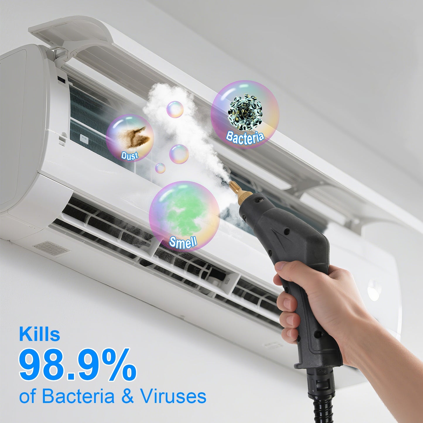 1-Pc 2500W Handheld High Temperature And Pressure Steamer Cleaner