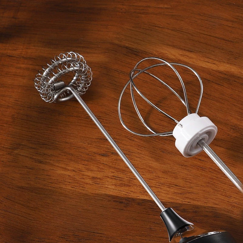 Electric Handheld Milk Frother & Egg Beater – USB Rechargeable, 3-Speed