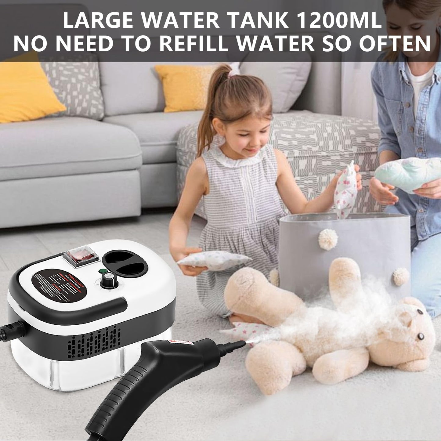 Handheld Steam Cleaner- Steamer For Cleaning (2500W )