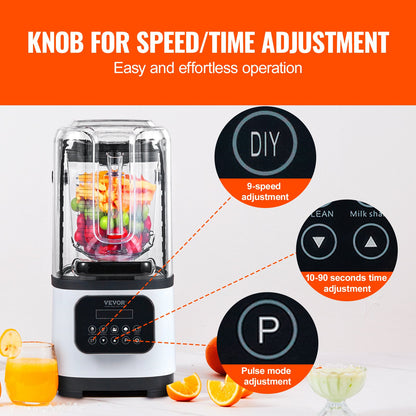 Professional Blender With Shield