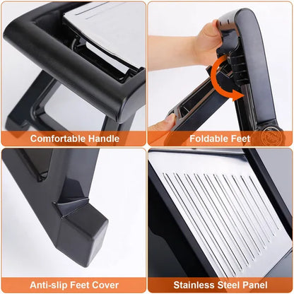 Food Slicer Stainless Steel Food Cutter Vegetable Fruit Chopper