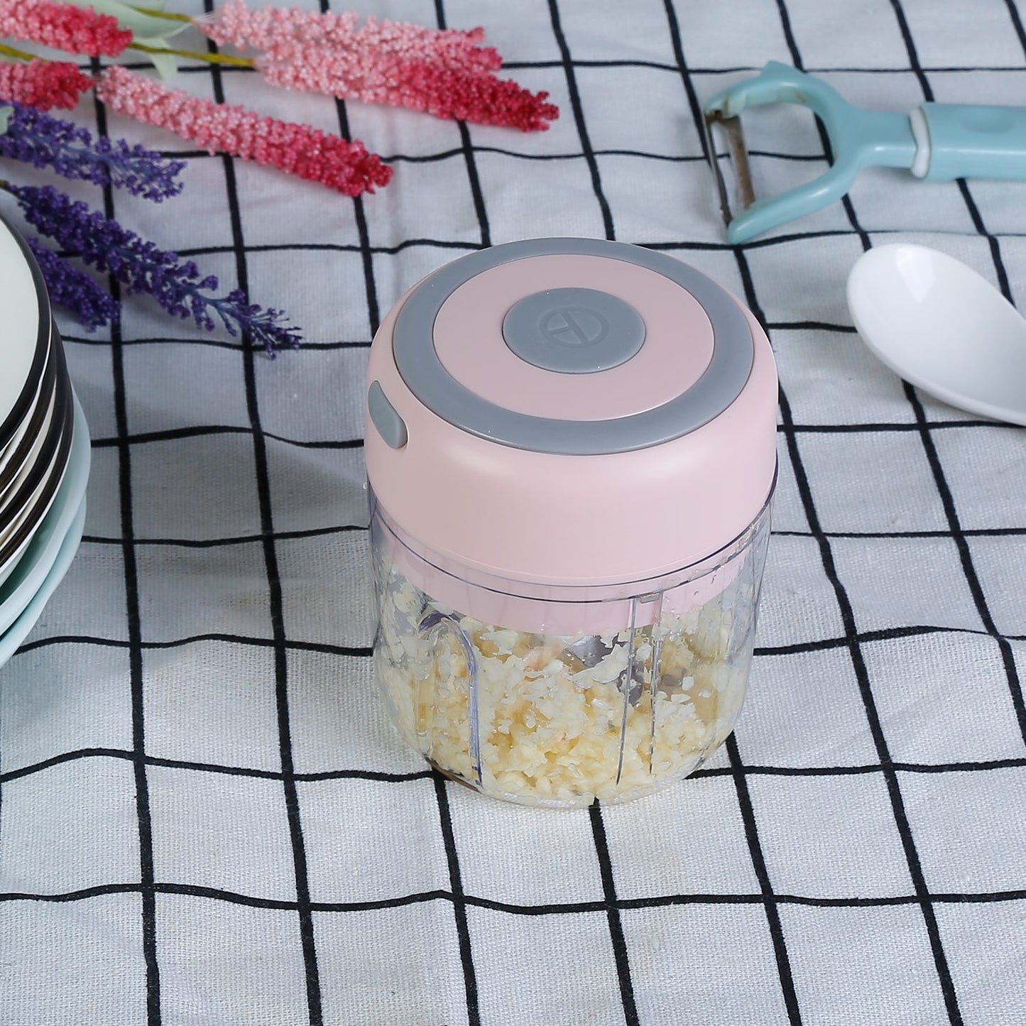 Mini Electric Garlic Chopper 8.45-OZ
