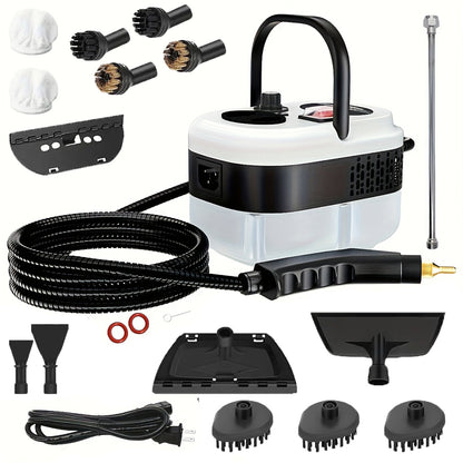 Portable steam cleaner for home, car, kitchen, and bathroom