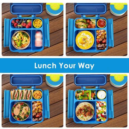 1-Pc Kids Lunch Box Thermal Lunch Container With Insulated Storage Bag