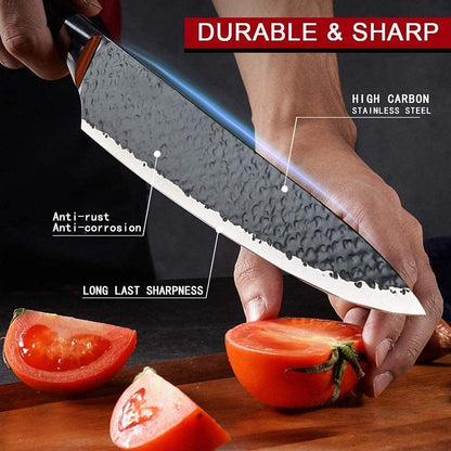 6 PCS Kitchen Knife Sets, Steel Kitchen Knives