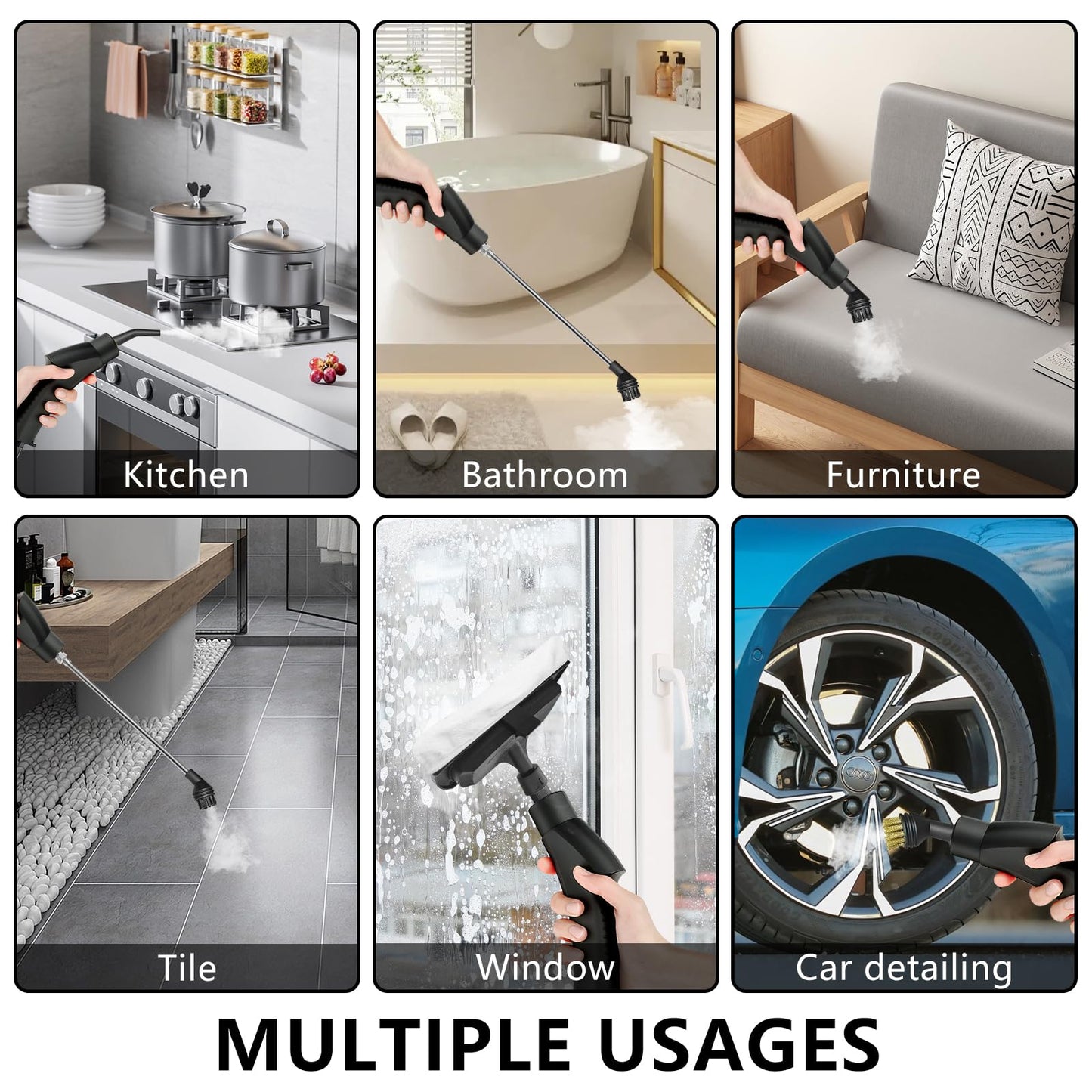 Handheld Steam Cleaner- Steamer For Cleaning (2500W )