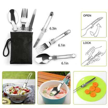 12-Pcs Camping Cookware