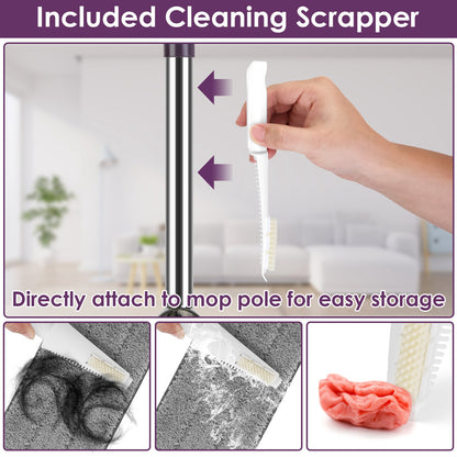 Spray Mop with 3 Machine-Washable Microfiber Pads – Lightweight Floor Cleaner