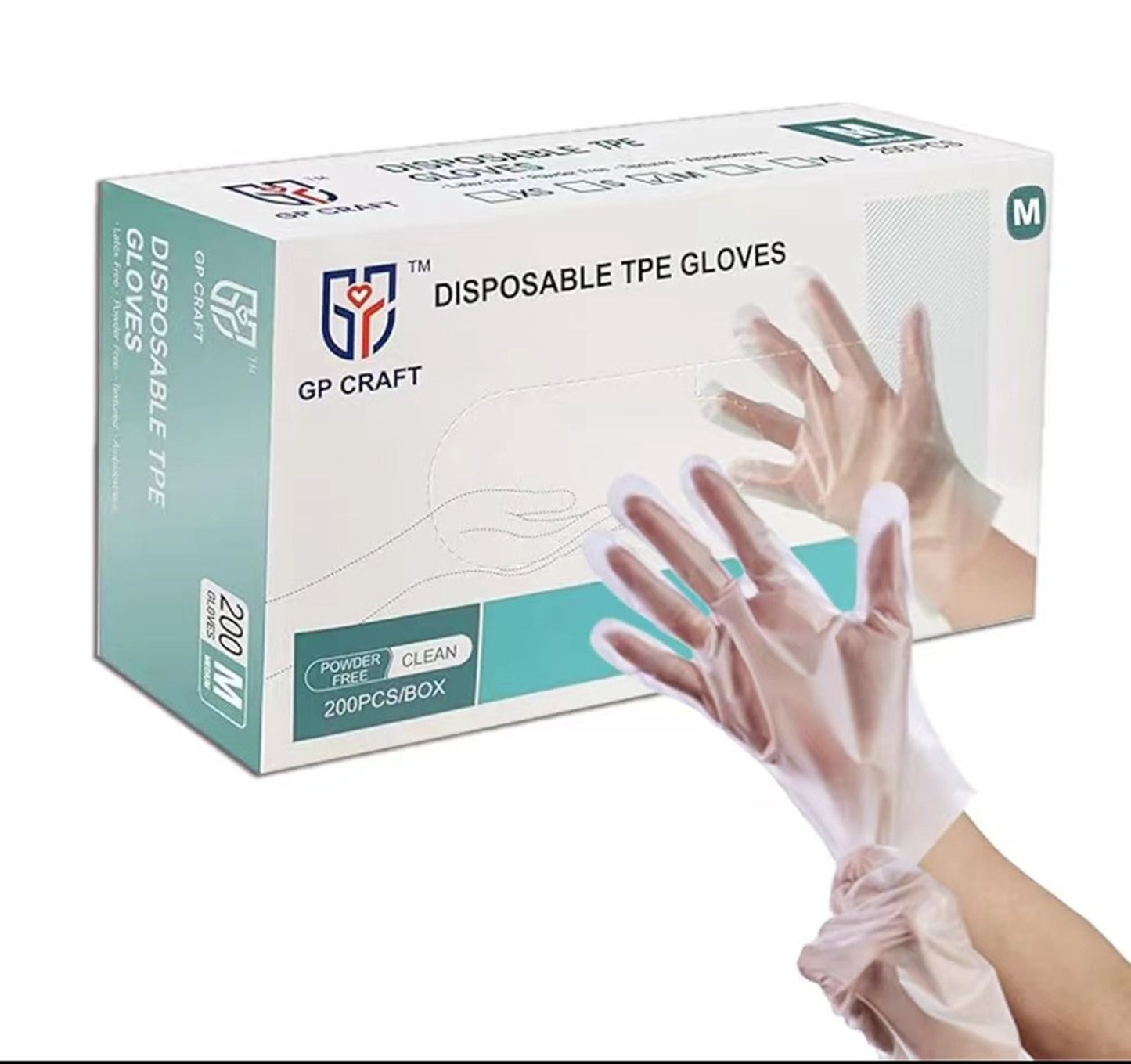 Disposable TPE gloves for kitchen, cleaning, and food handling