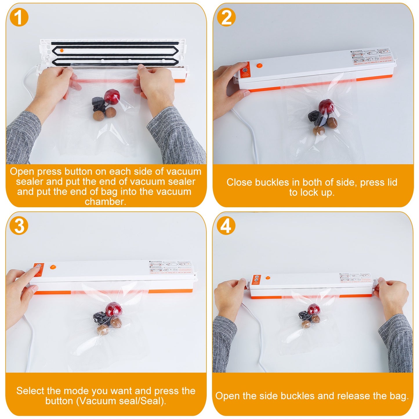Electric Vacuum Sealer Machine Household Automatic Food Vacuum Seale