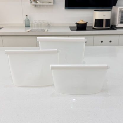 Reusable Silicone Food Storage Bags – Airtight, Freezer & Microwave Safe