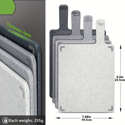 4-in-1 Heavy-Duty Kitchen Cutting Board Set with Stand
