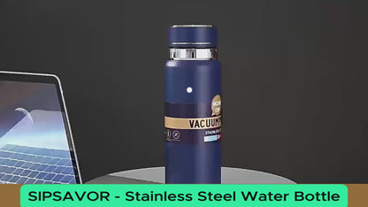 SipSavor Navy Tumbler